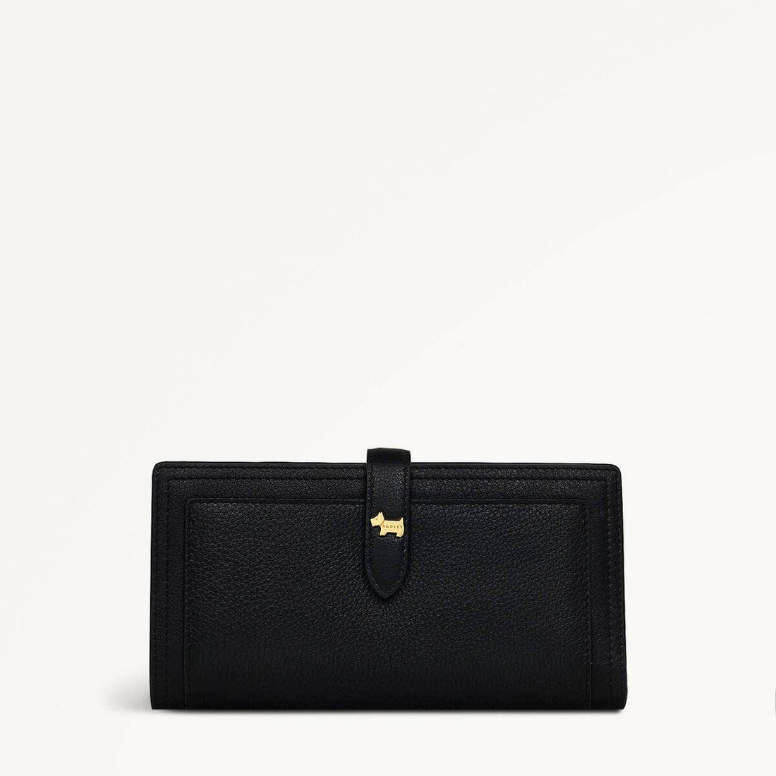 Willis Street Leather Large Bifold Purse in Black - RUTHERFORD & Co