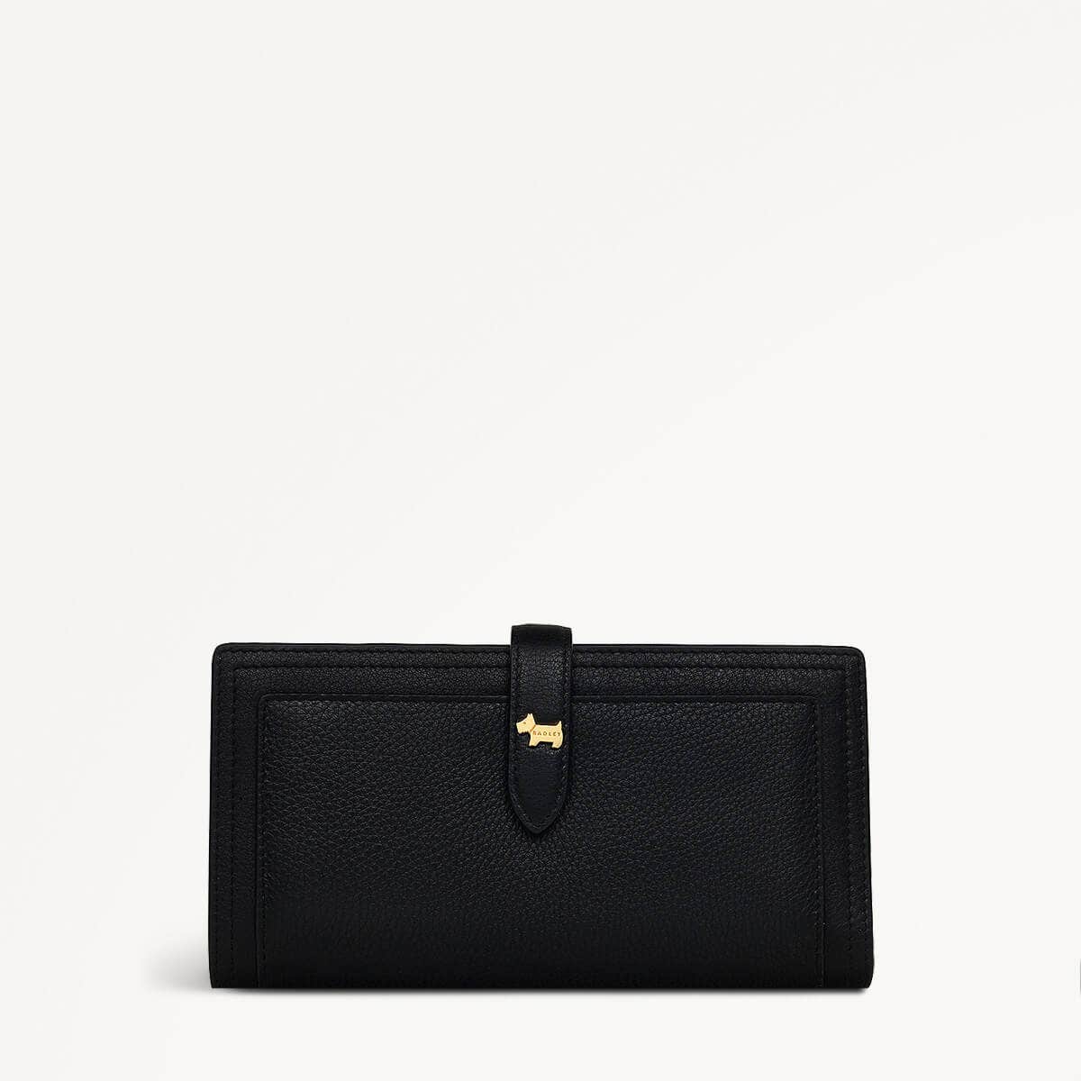 Willis Street Leather Large Bifold Purse in Black - RUTHERFORD & Co