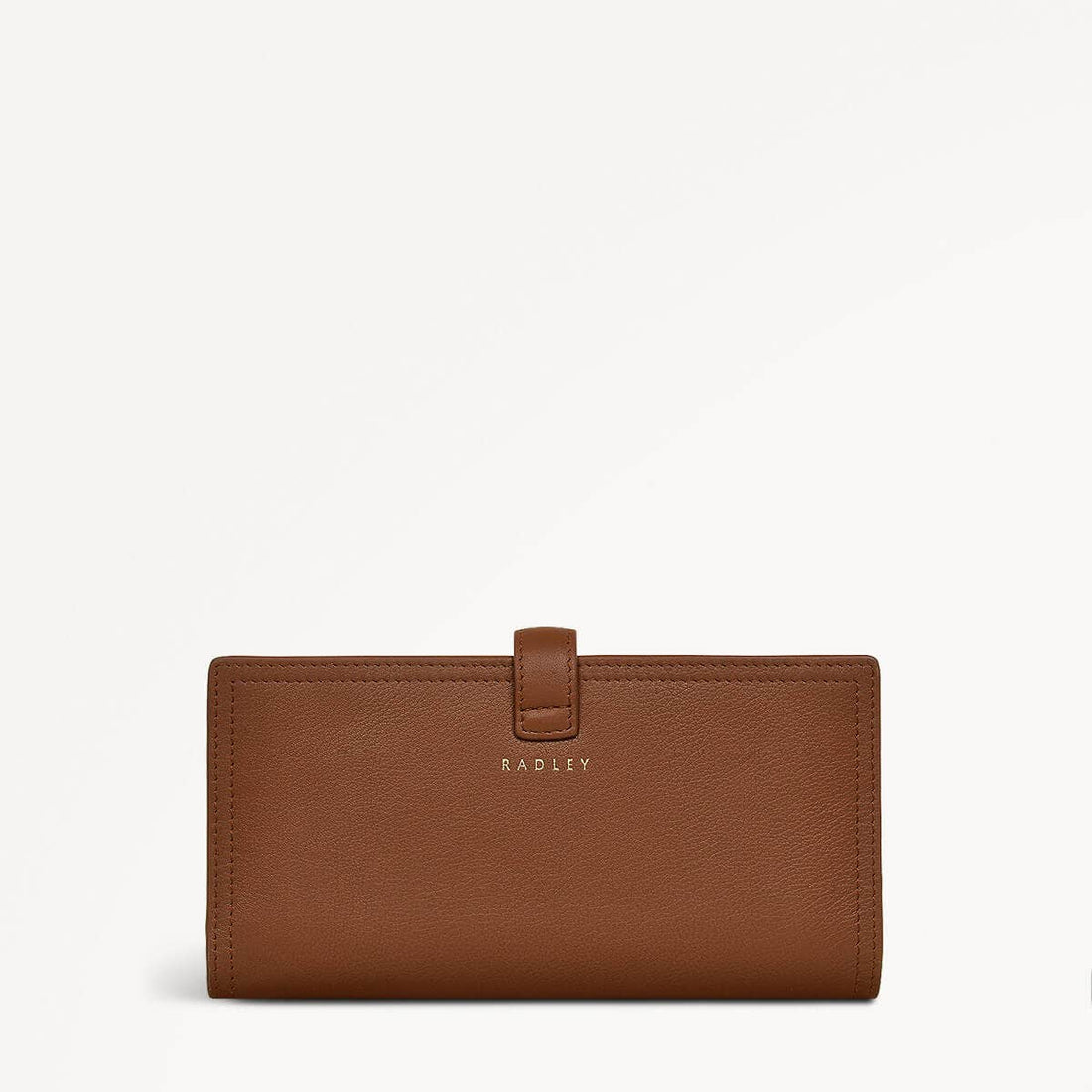 Willis Street Leather Large Bifold Purse in Saddle - RUTHERFORD & Co