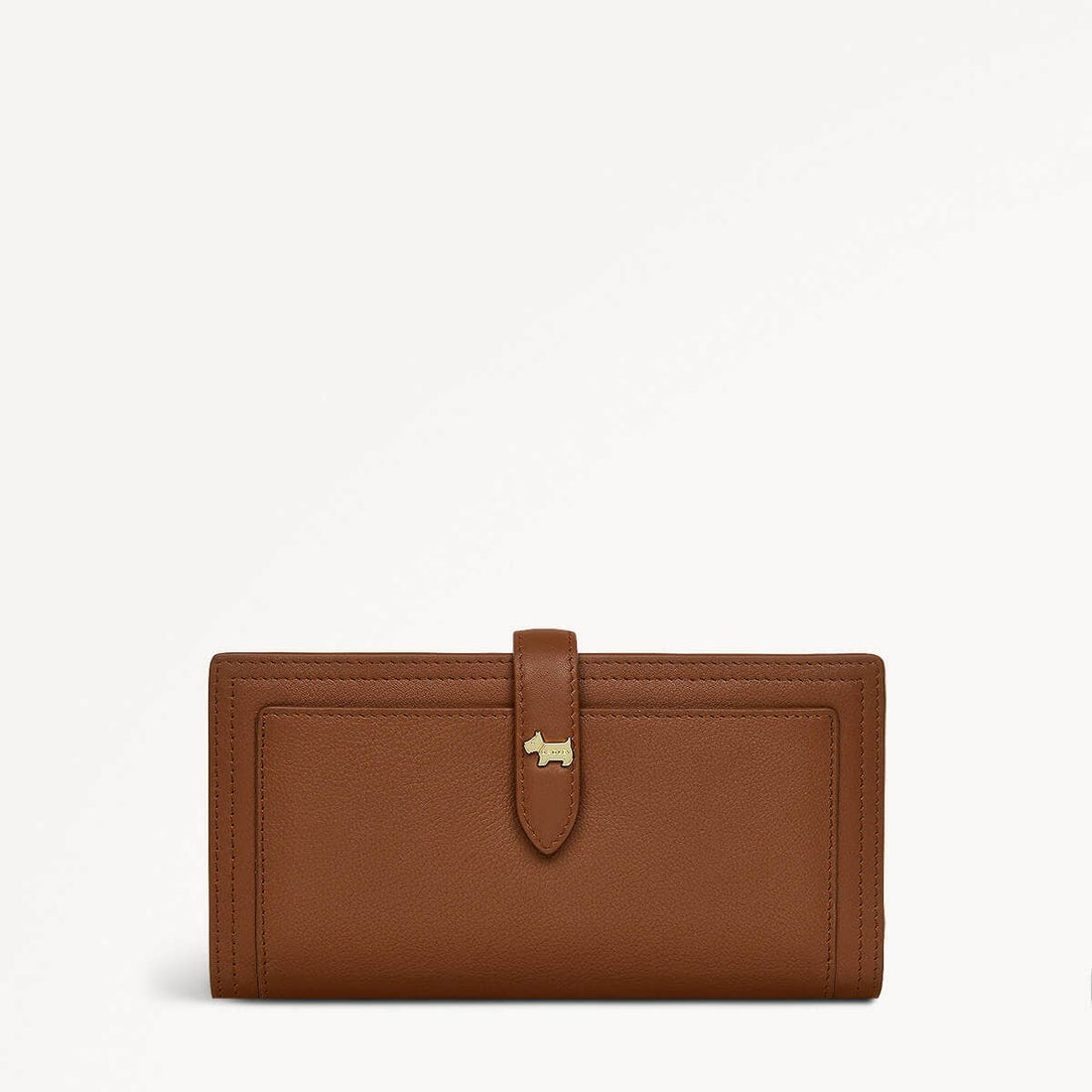Willis Street Leather Large Bifold Purse in Saddle - RUTHERFORD & Co