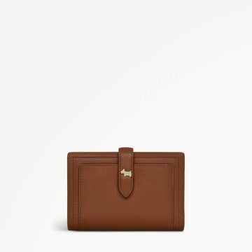 Willis Street Leather Medium Bifold Wallet in Saddle - RUTHERFORD & Co