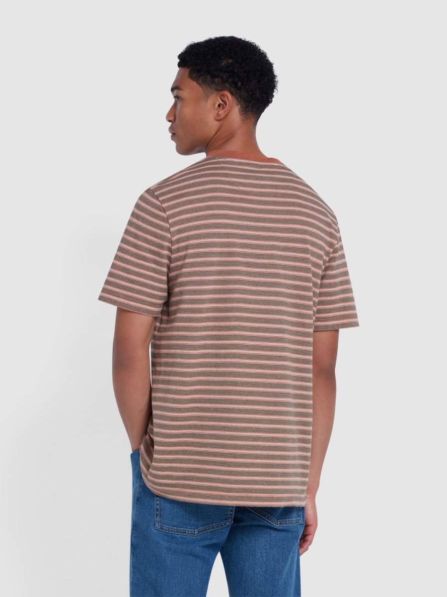 Wilmot Regular Fit Striped T-Shirt - RUTHERFORD & Co