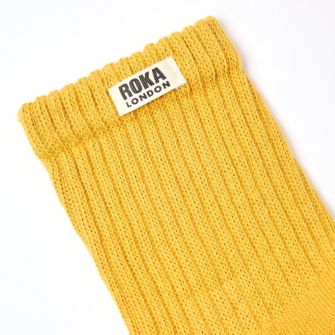 Windsor Crew Socks for Men in Corn - RUTHERFORD & Co