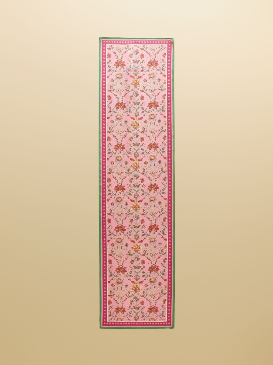 Windsor Pink Silk Scarf - RUTHERFORD & Co