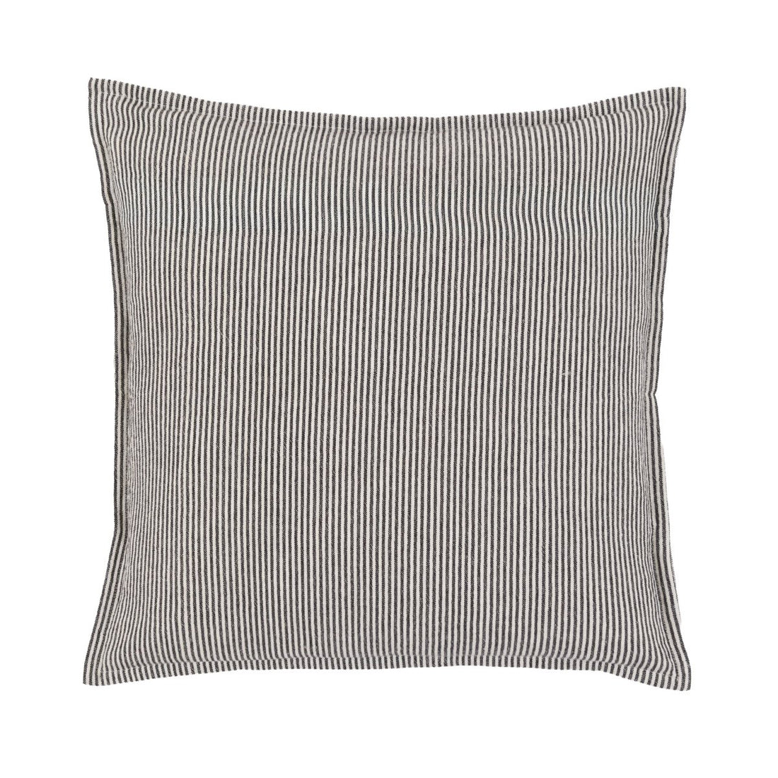 Windsor Woven Stripe Pf Cushion Ink Blue 45x45 - RUTHERFORD & Co