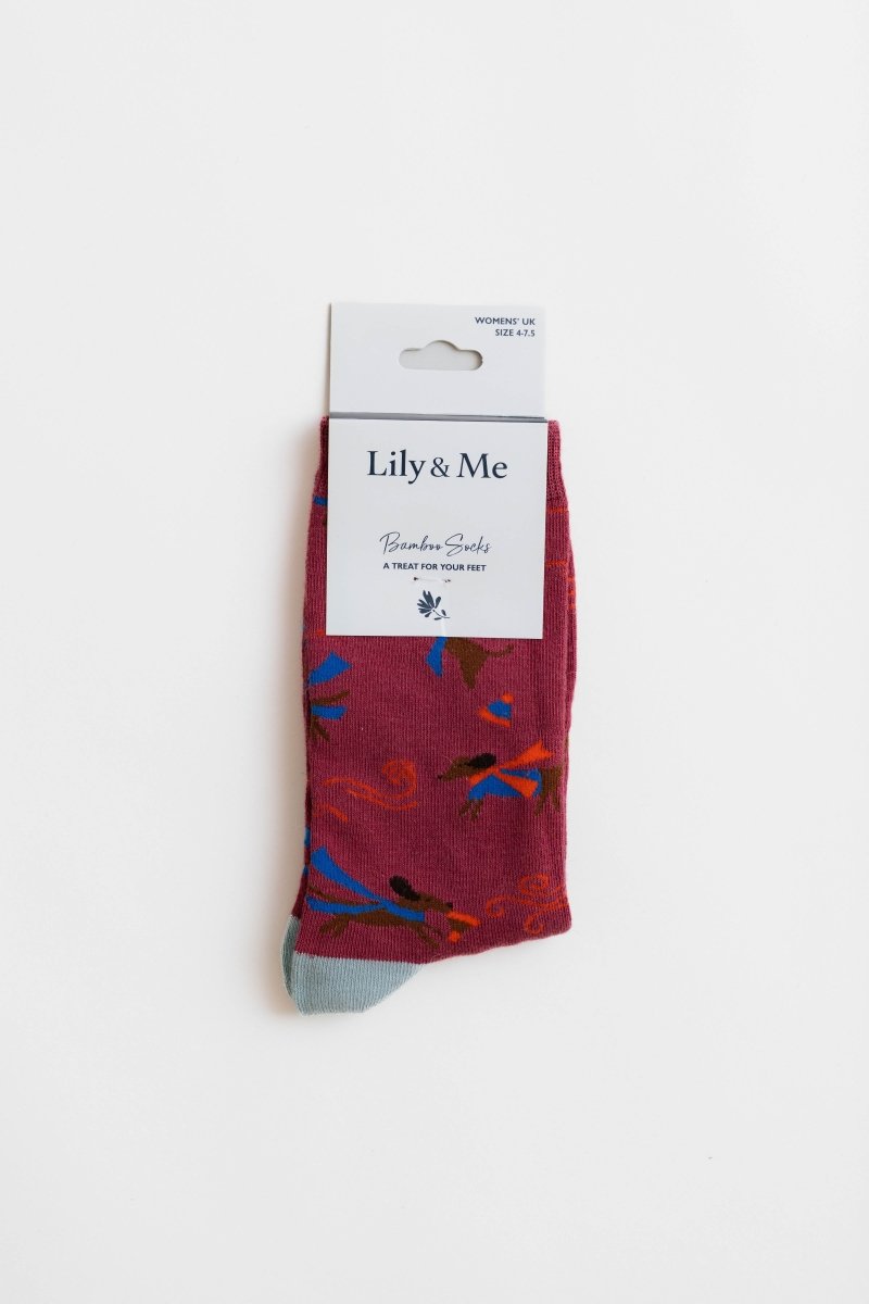 Windy Day Dogs Socks And Dog Keyring Giftbox - RUTHERFORD & Co