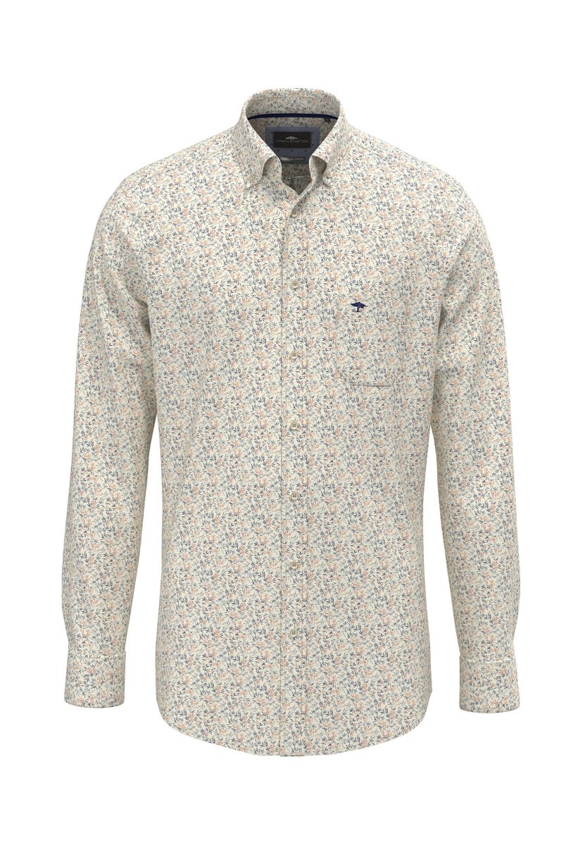 Winter Flower Print, Button Down Shirt - RUTHERFORD & Co