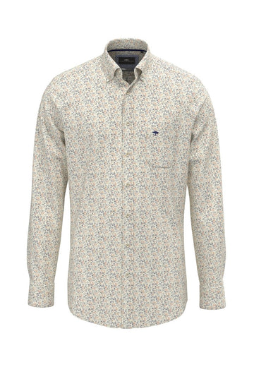 Winter Flower Print, Button Down Shirt - RUTHERFORD & Co