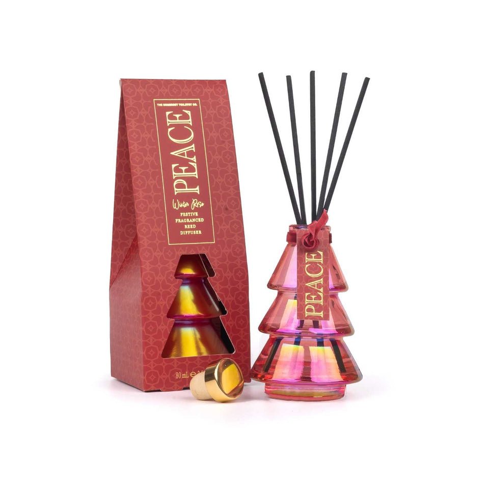 Winter Rose Christmas Tree Diffuser 80ml - RUTHERFORD & Co