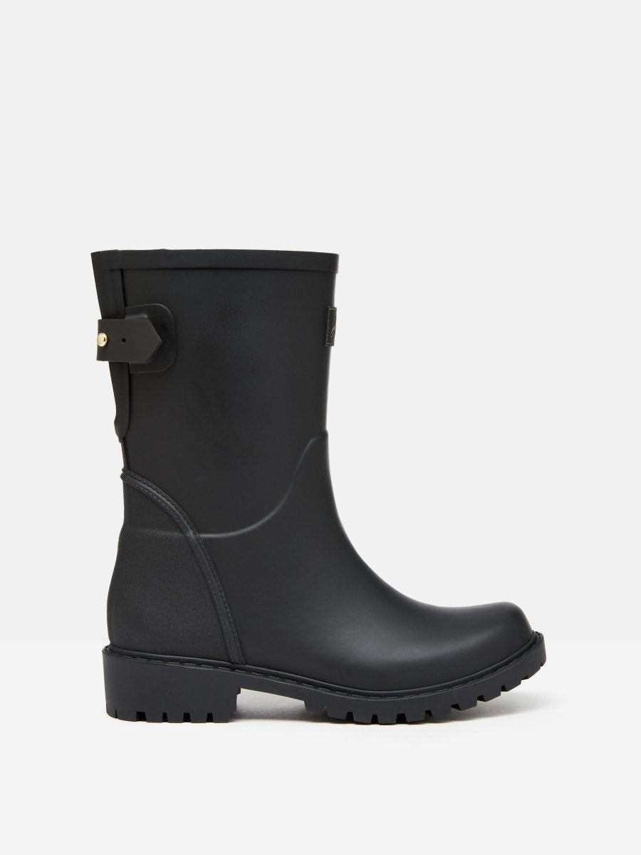 Wistow Black Mid Height Wellies - RUTHERFORD & Co