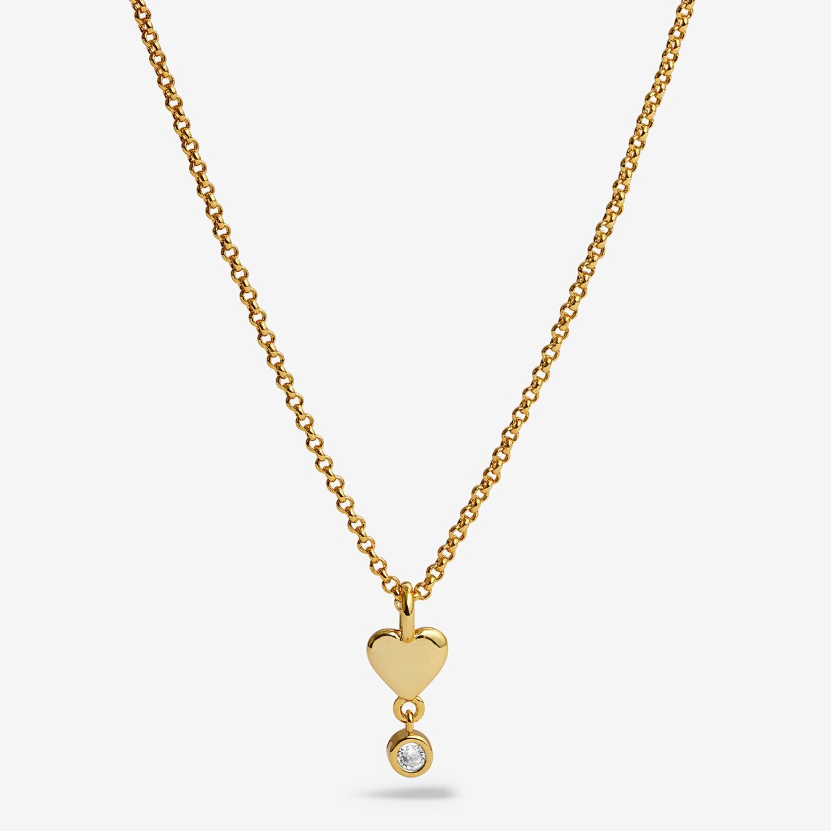 With Love 'Heart of Gold' Necklace and Earrings Set - RUTHERFORD & Co