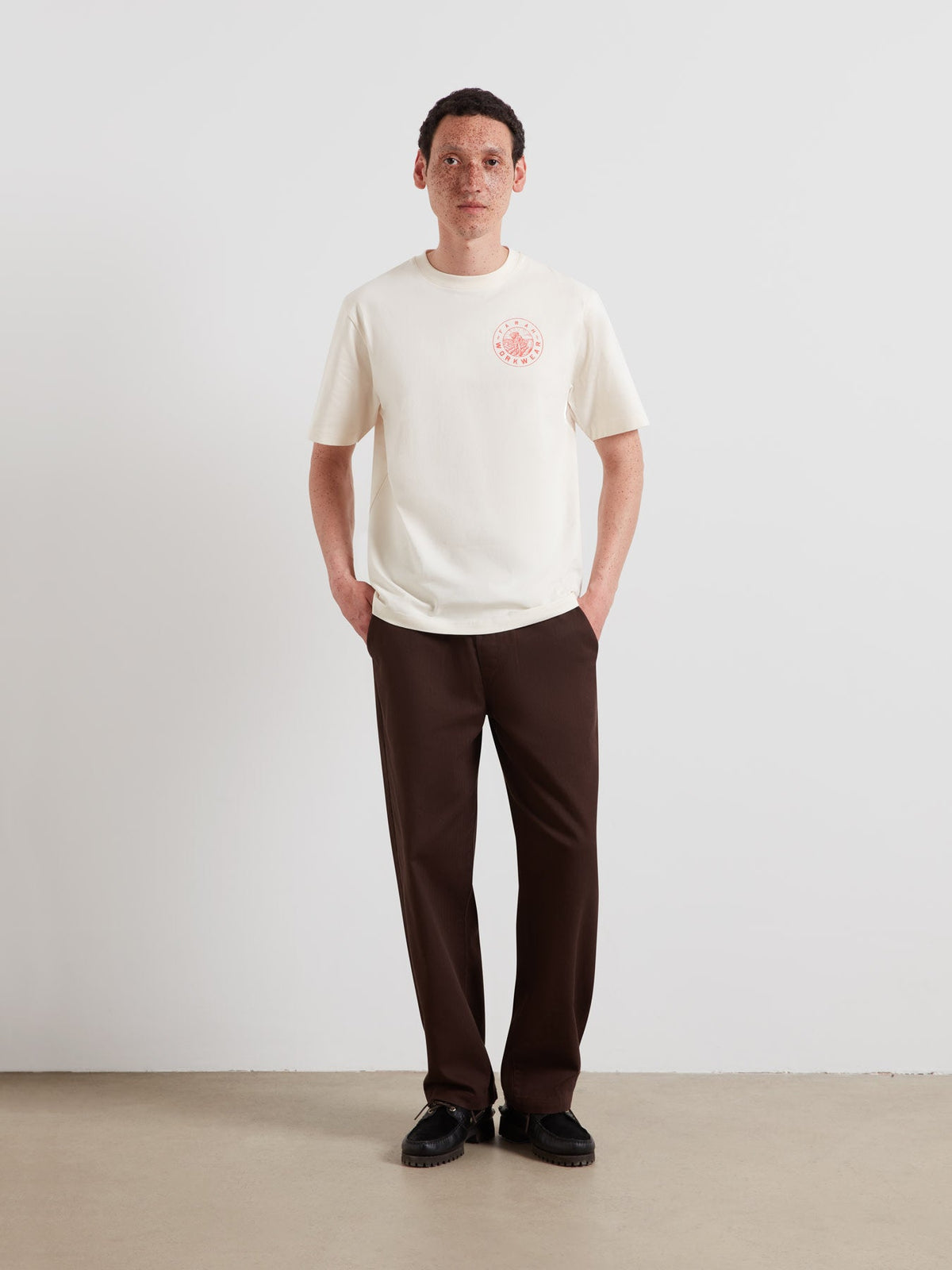 Haise Graphic T-Shirt In Ecru