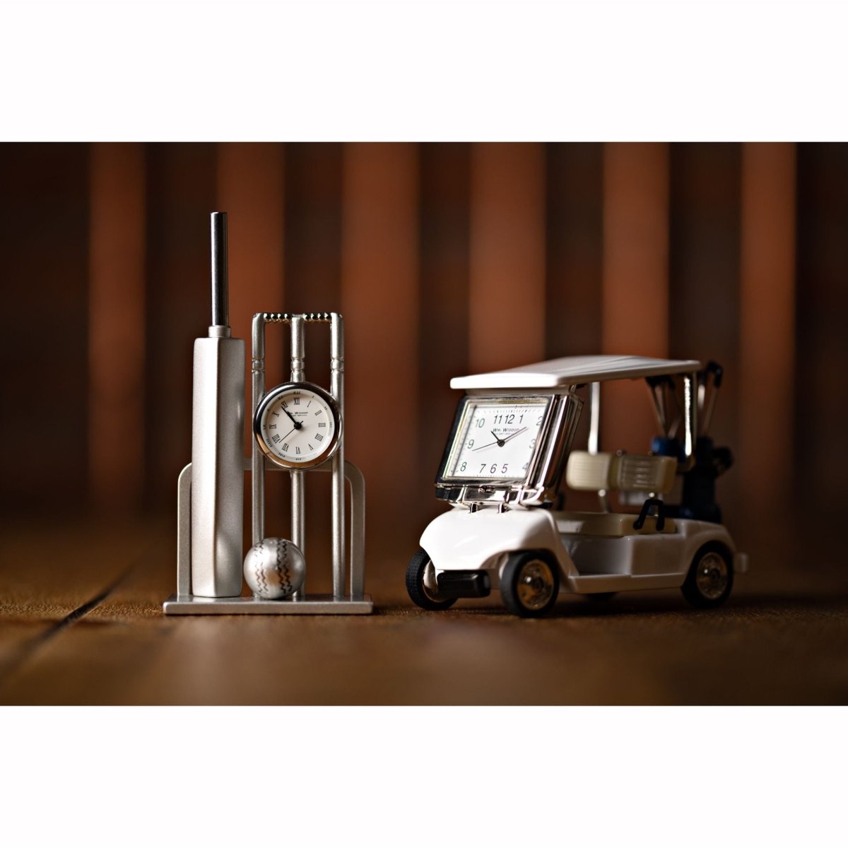 Wm Widdop Miniature Clock - Golf Caddy - RUTHERFORD & Co