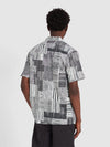 Chiltern Short Sleeve Archive Print Shirt In Black