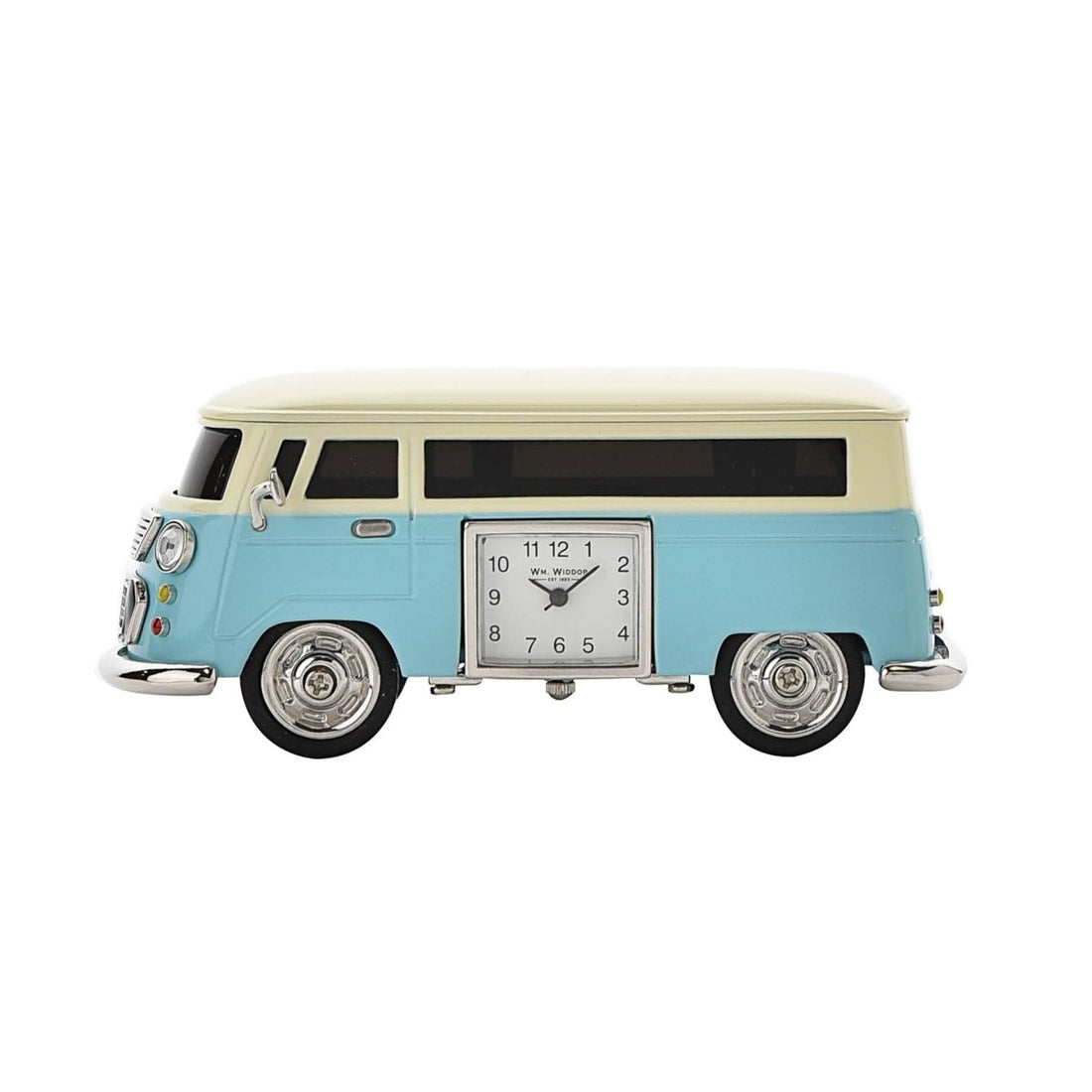 Wm.Widdop Miniature Clock Camper Van Blue - RUTHERFORD & Co
