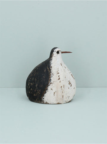 Wood Ornament - Medium Rustic Stout Bird - RUTHERFORD & Co