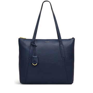 Wood Street 2.0 Ink Large Ziptop Tote - RUTHERFORD & Co