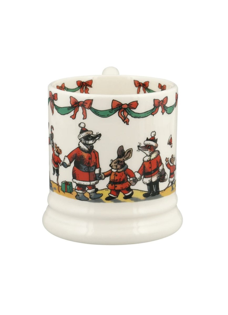 Woodland Santa 1/2 Pint Mug - RUTHERFORD & Co
