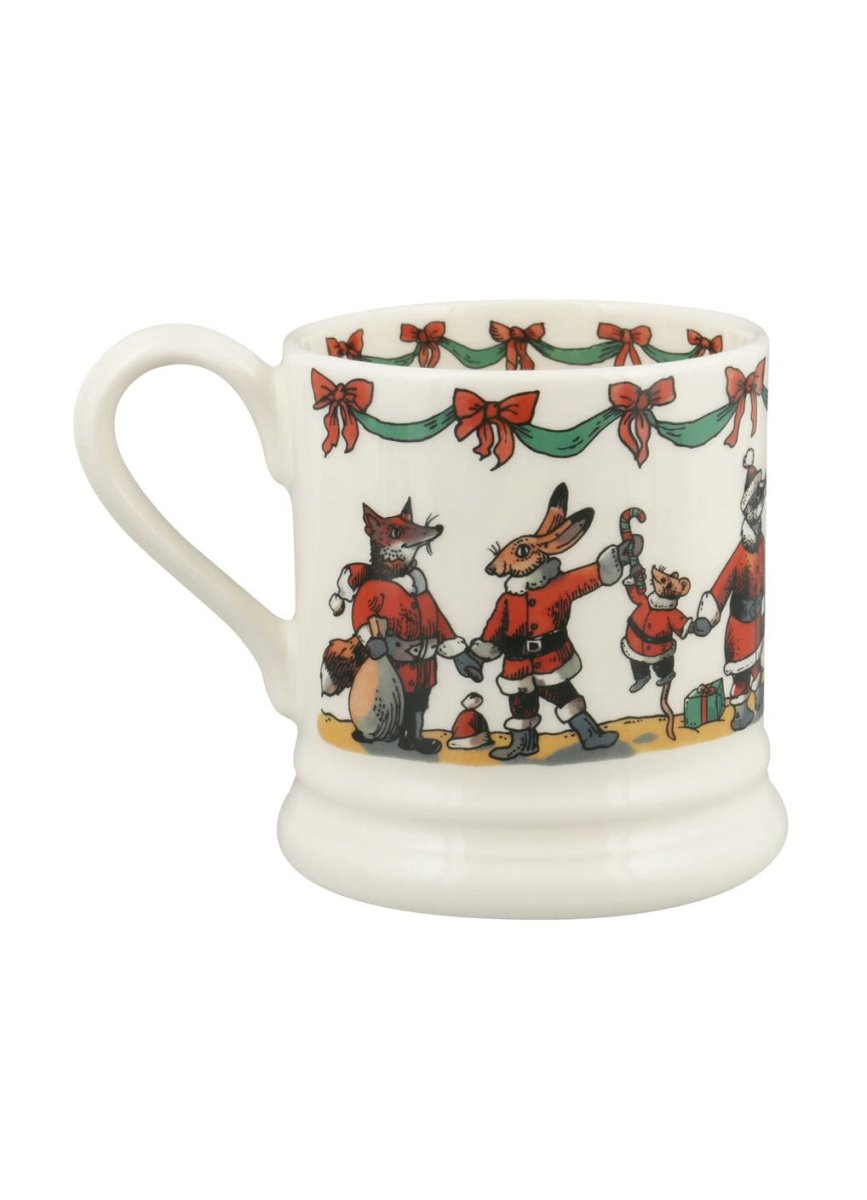 Woodland Santa 1/2 Pint Mug - RUTHERFORD & Co