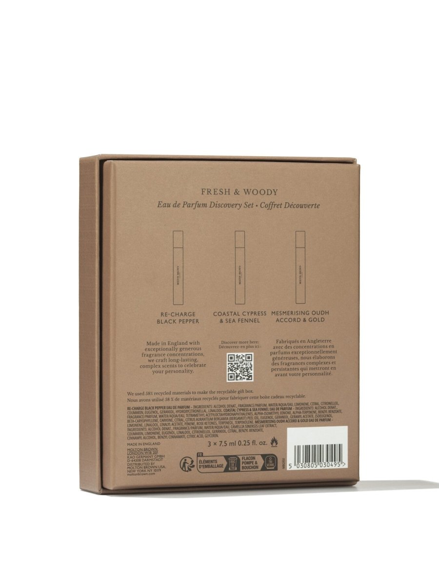 Woody & Aromatic Eau de Parfum Discovery Set 3 x 7.5ml - RUTHERFORD & Co