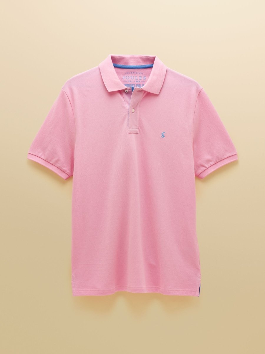Woody Light Pink Cotton Pique Polo Shirt - RUTHERFORD & Co