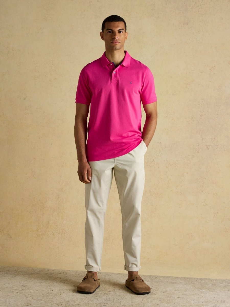 Woody Magenta Pink Cotton Pique Polo Shirt - RUTHERFORD & Co