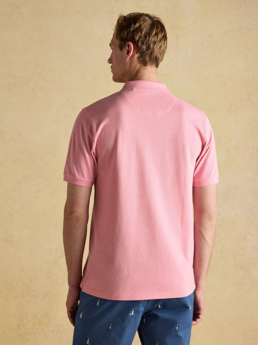 Woody Pink Cotton Pique Polo Shirt - RUTHERFORD & Co