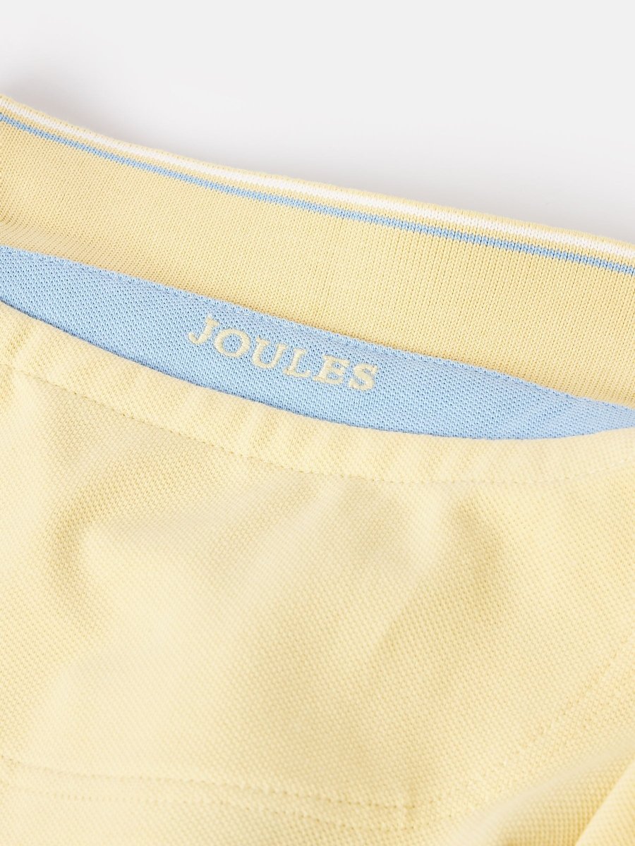 Woody Yellow Pique Cotton Polo Shirt - RUTHERFORD & Co