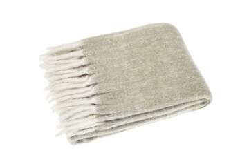 Wool BlendLambs Tail Throw - RUTHERFORD & Co