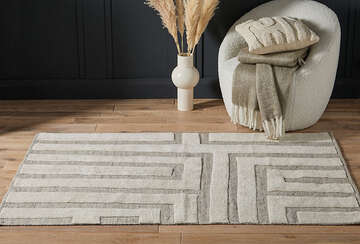 Wool BlendLambs Tail Throw - RUTHERFORD & Co