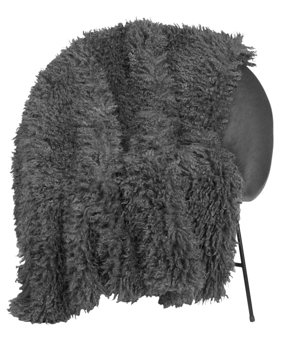 Wooly Blanket - Grey - RUTHERFORD & Co