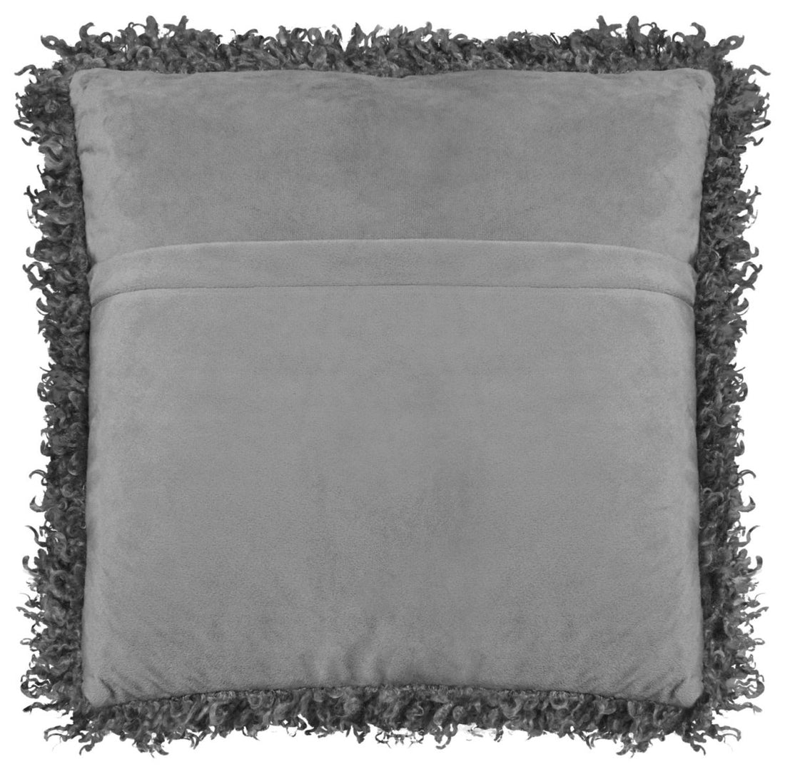 Wooly Cushion - Grey - RUTHERFORD & Co