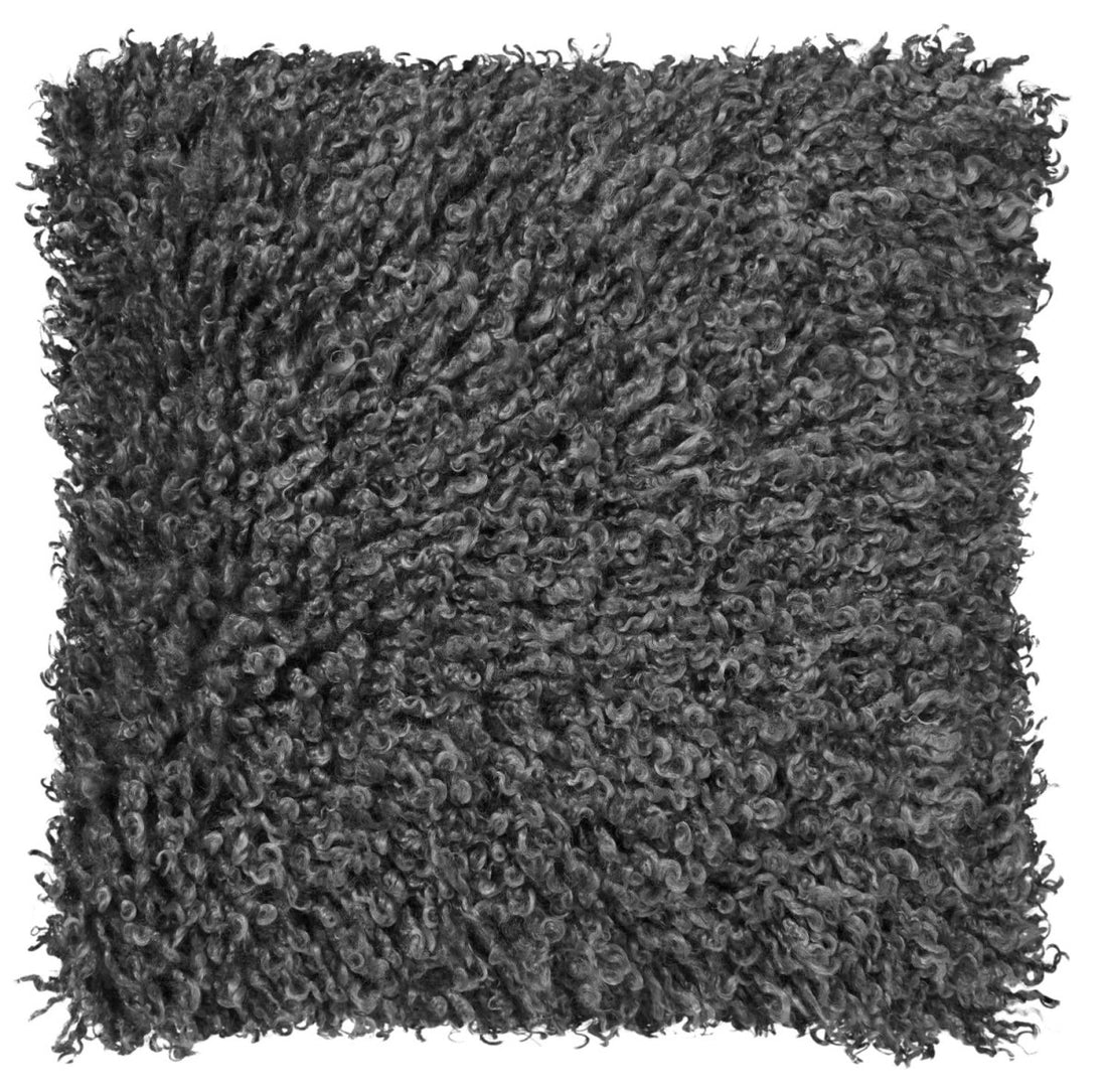 Wooly Cushion - Grey - RUTHERFORD & Co