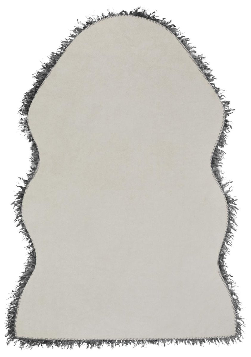 Wooly rug - Grey - RUTHERFORD & Co