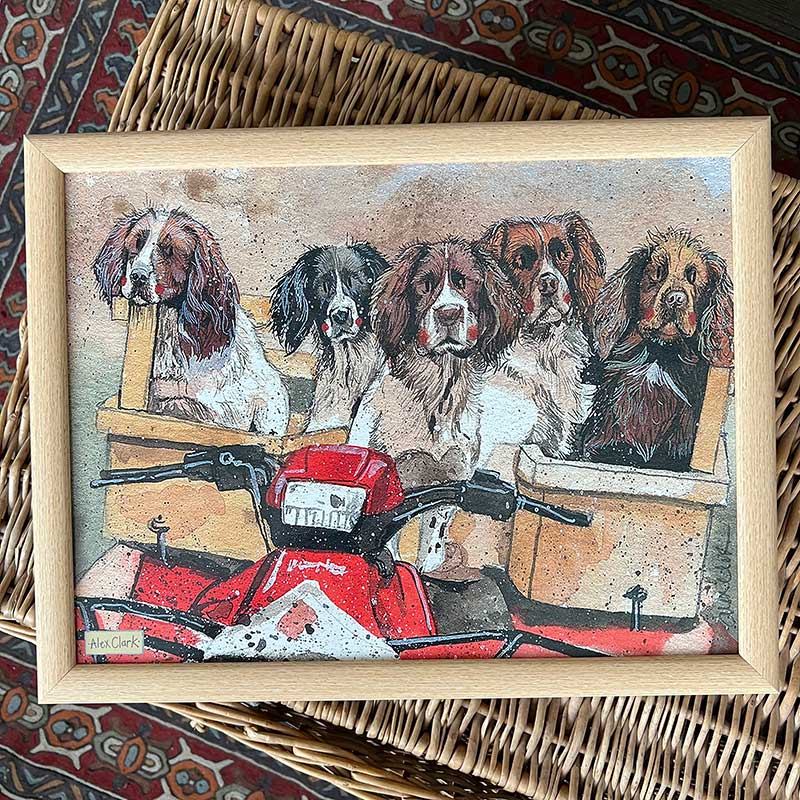 Working Spaniels Lap Tray - RUTHERFORD & Co
