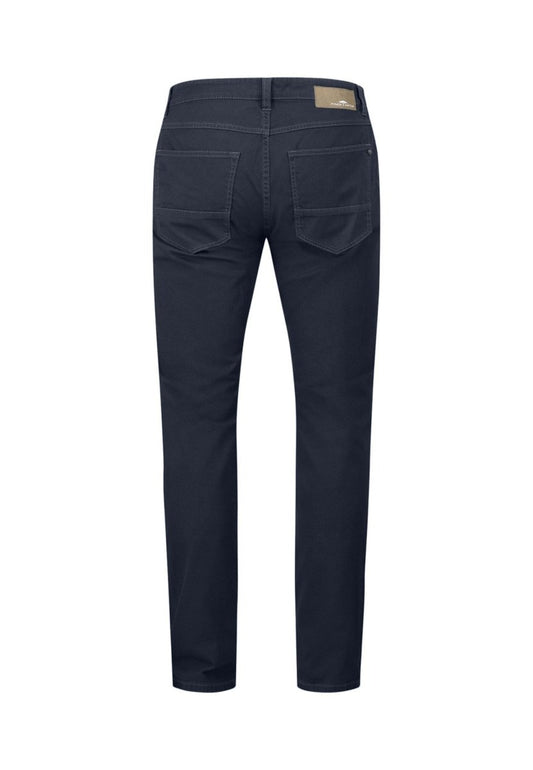 Woven 5 Pocket Micro Print Trousers - RUTHERFORD & Co