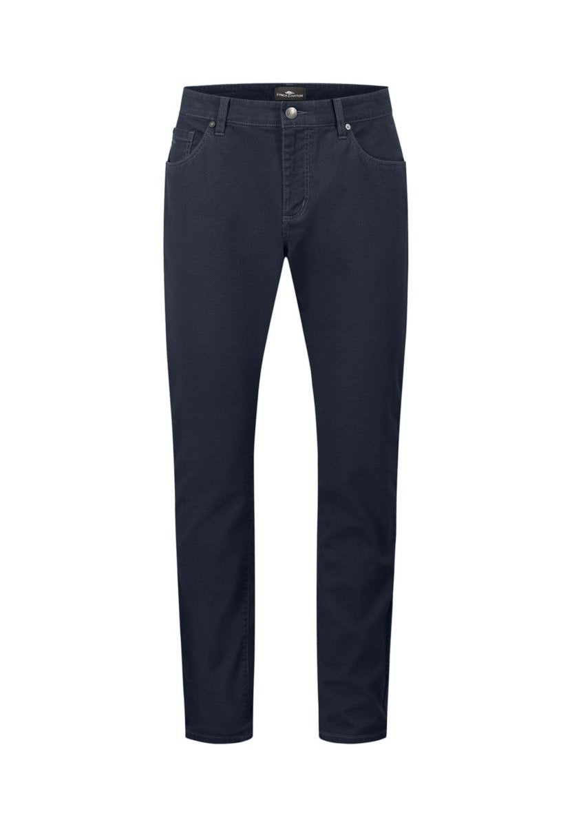 Woven 5 Pocket Micro Print Trousers - RUTHERFORD & Co