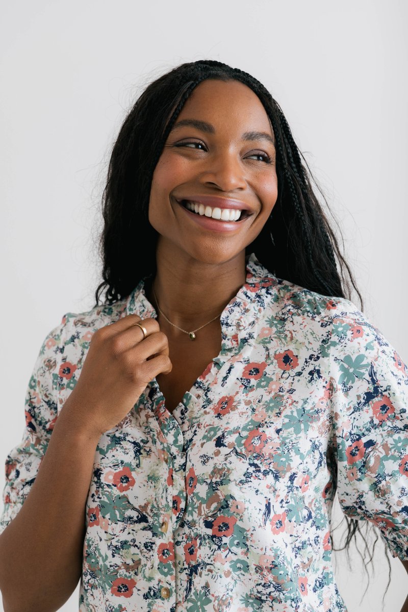 Wren Blouse Rewild Ecru - RUTHERFORD & Co