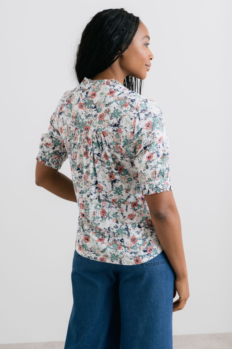 Wren Blouse Rewild Ecru - RUTHERFORD & Co