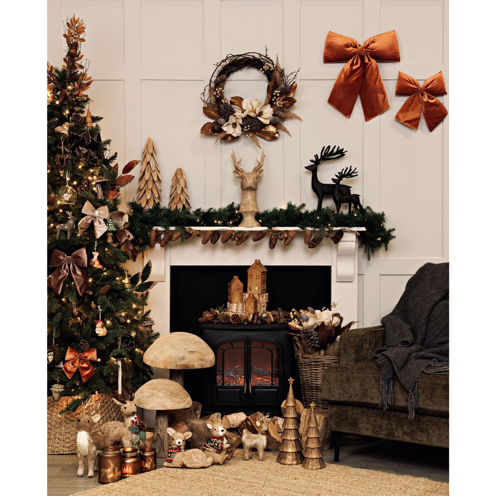 Christmas Owl Top Hat Figurine