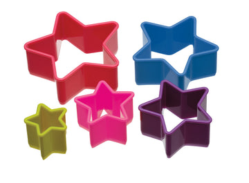 Colourworks Set of 5 Star Shaped Cookie Cutters