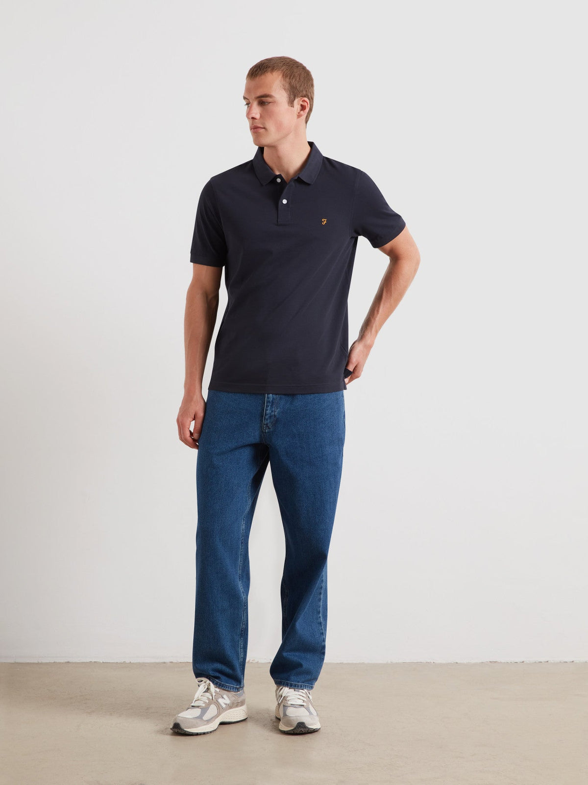 Cunningham Polo Shirt In True Navy