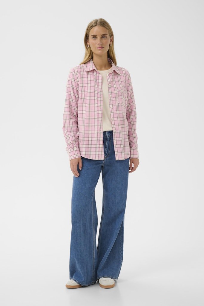 YanaPW SH Pink Check - RUTHERFORD & Co
