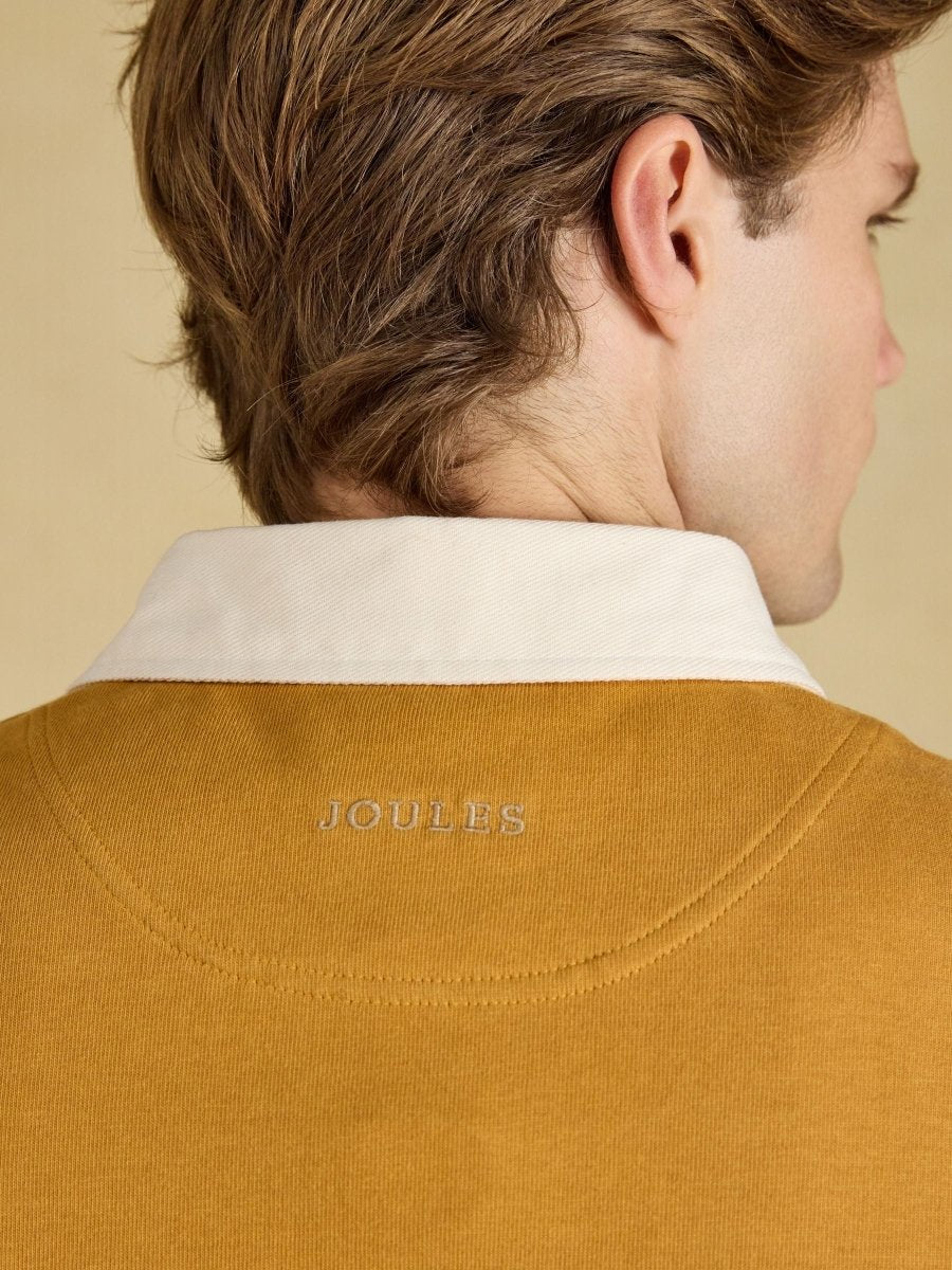 Yellow Rugby Club Long Sleeve Plain Shirt - RUTHERFORD & Co