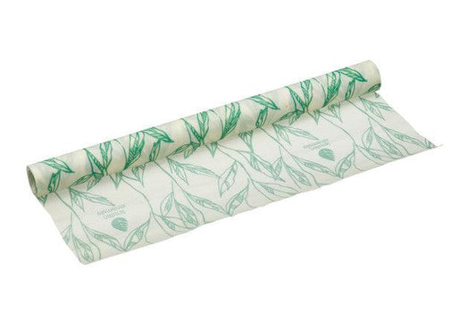 Natural Elements 1m x 25cm Reusable Vegan Food Wrap Roll, Organic Cotton Cling Film Alternative - RUTHERFORD & Co