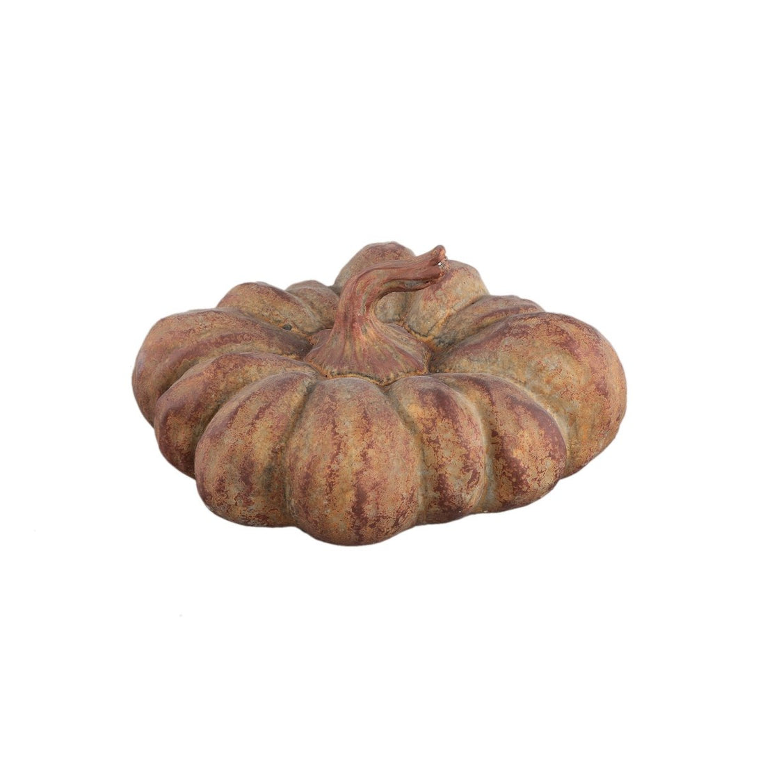 Yunis Rust Cement Pumpkin Ornament – Large - RUTHERFORD & Co