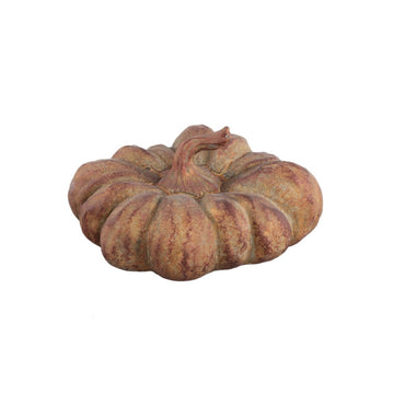 Yunis Rust Cement Pumpkin Ornament – Large - RUTHERFORD & Co