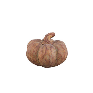 Yunis Rust Cement Pumpkin Ornament – Small - RUTHERFORD & Co