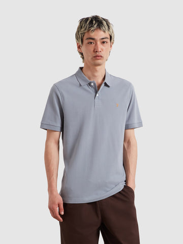 Cunningham Polo Shirt In Icelandic Blue