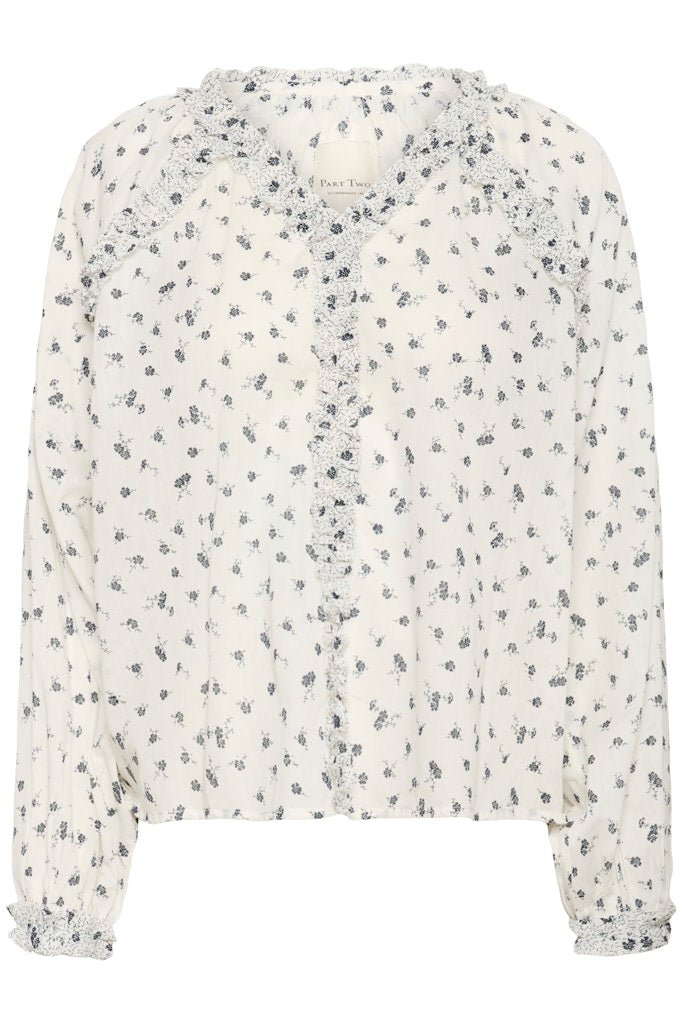 ZadiePW BL Whispering White Fragile Print - RUTHERFORD & Co